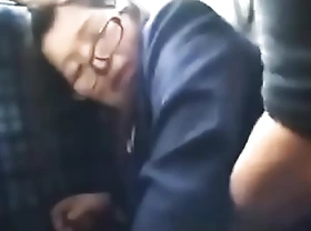 Japanese girl gets fucked unaffected by an lock up crammer