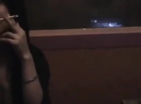 Sexy Korean karaoke interdiction girl