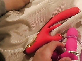 She has a not roundabout unkempt pussy and uses various toys to make her cum. Finally, she is rewarded there sex.