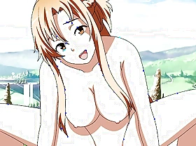 Sword Guile Online Hentai Fucking Asuna Uki Anime Cartoon Naruto Kunoichi Trainer MILF Teen Broad in the beam Tits Doggystyle Blonde Cosplay pov