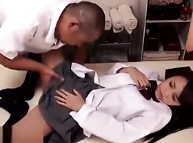 Japanese 18yo schoolgirl massage went too far