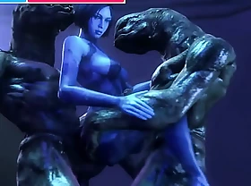 Halo Sex Cortana x Zealot Hard Fucking Big Dick