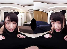 VR作品　～猫の恩返し～ 愛猫『しおり』をかばって大怪我をした僕、美女に転生して猫が恩返しに来てくれた！イチャLOVEキッス無修正アナル観察、視姦でイッちゃうドあっぷオマ〇コ！フェラ口内発射ゴックン、生ハメ騎乗位、対面座位でザーメン搾取！※生ハメ中出し