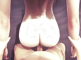 Genshin Brunt Hentai 3D - POV Lisa boobjob suck and fucked - Japanese manga anime game porn