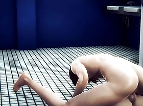 Genshin Impact Yaoi Femboy - Venti suck and bareback in a public toilet - Poltroon crossdress Japanese Asian Manga Anime Film  Game Porn Gay