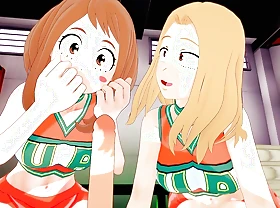 Cheerleader Encounter Ochako & Camie's + crowning blow honorarium